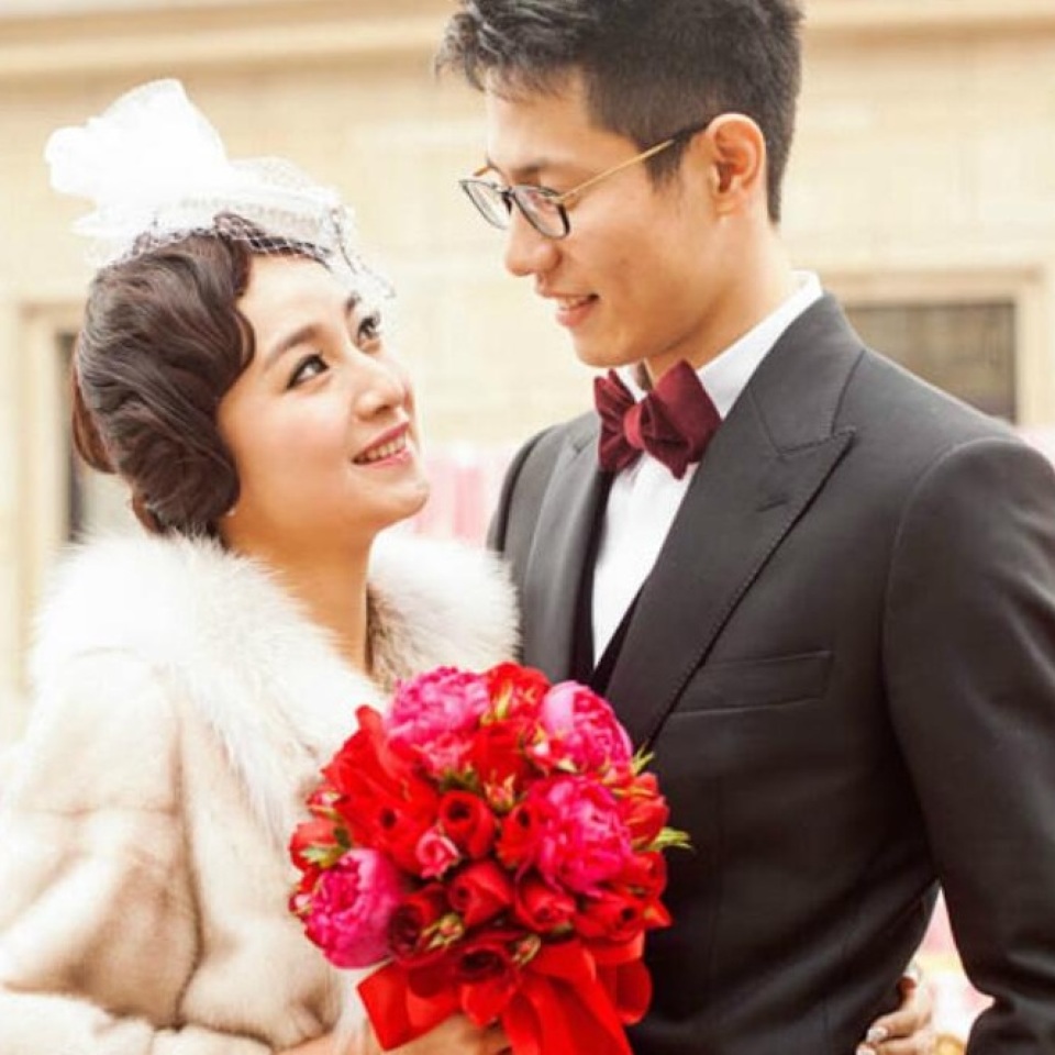 冬日婚礼的一组婚礼跟拍