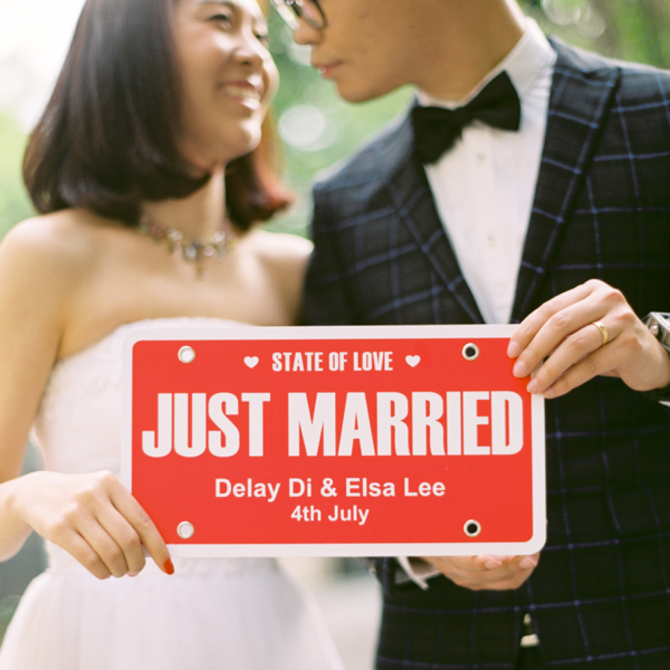 Delay Di&Elsa Lee街头婚纱照