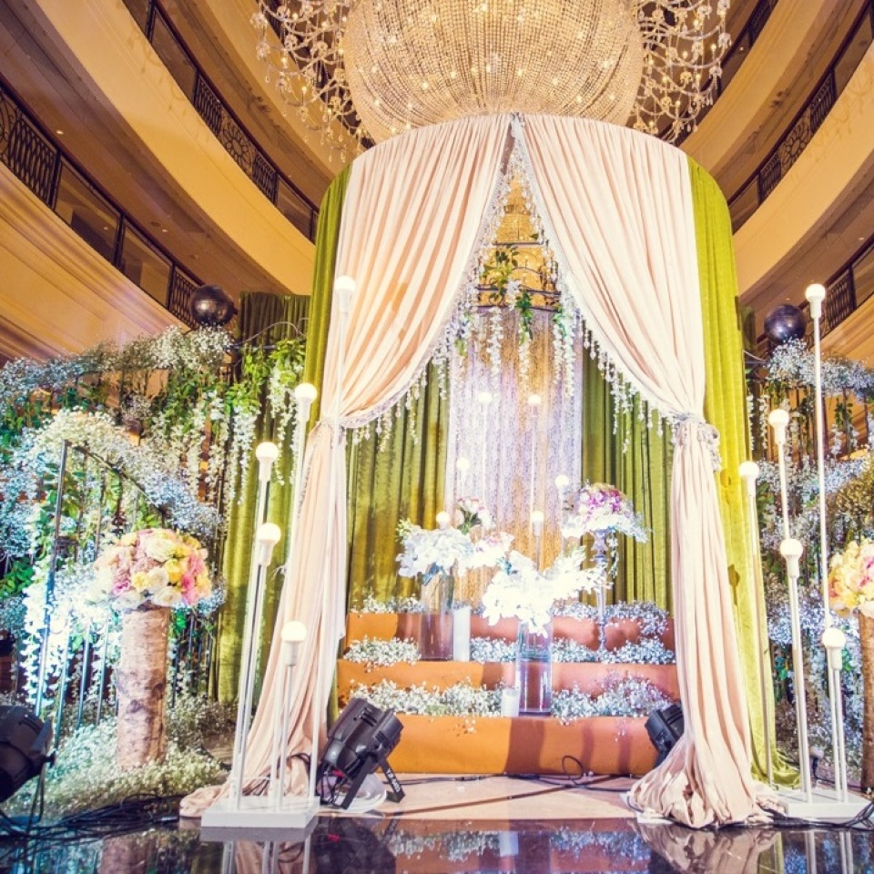 满天星婚礼，in 瑞金洲际酒店