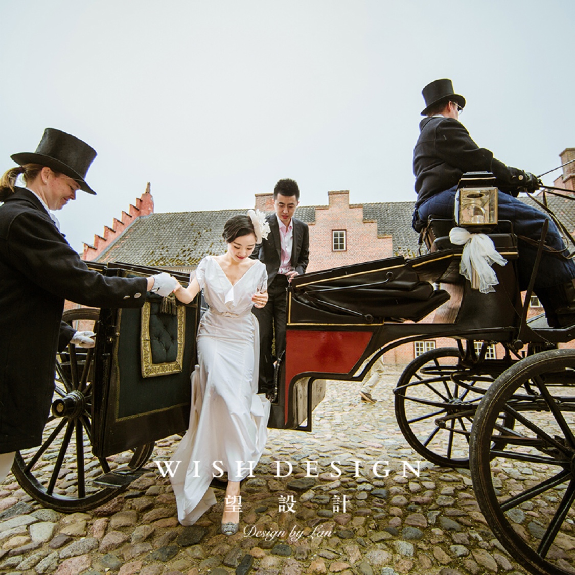 城堡少女婚纱礼服